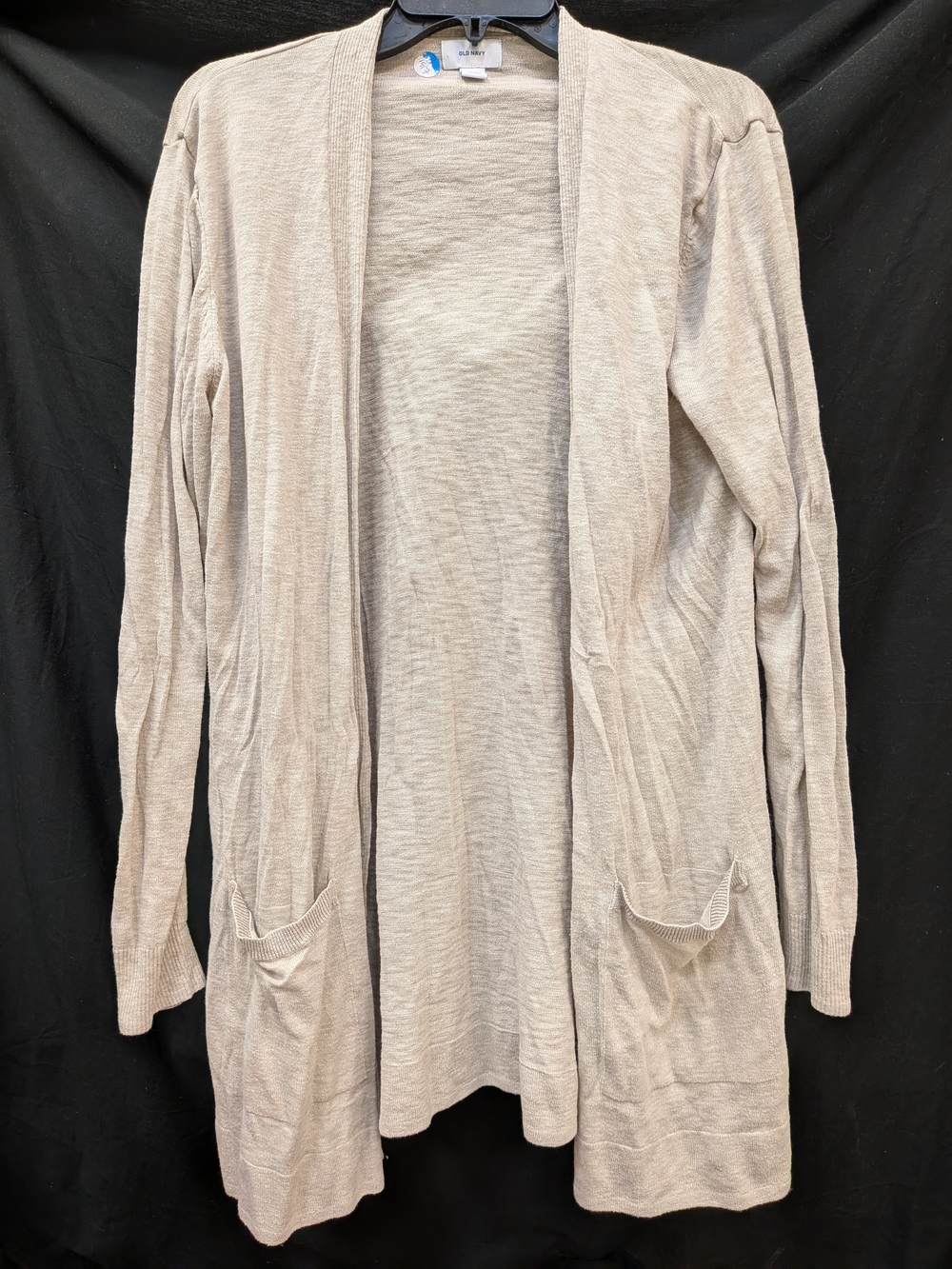 Old Navy Beige Open-Front Lightweight Cardigan